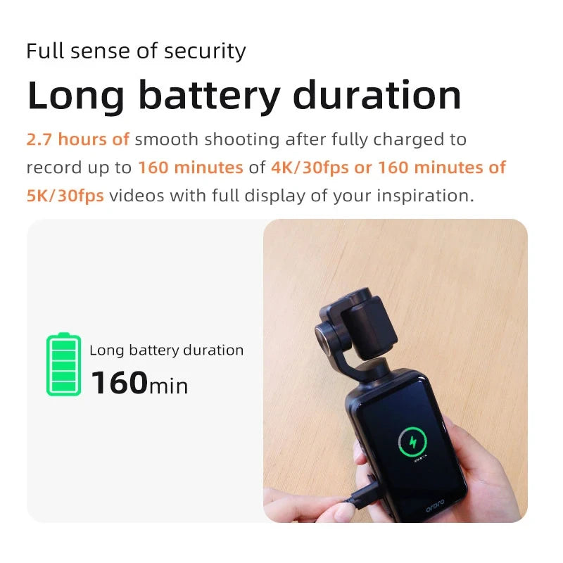 Stabilized Handheld Vlogging Camera